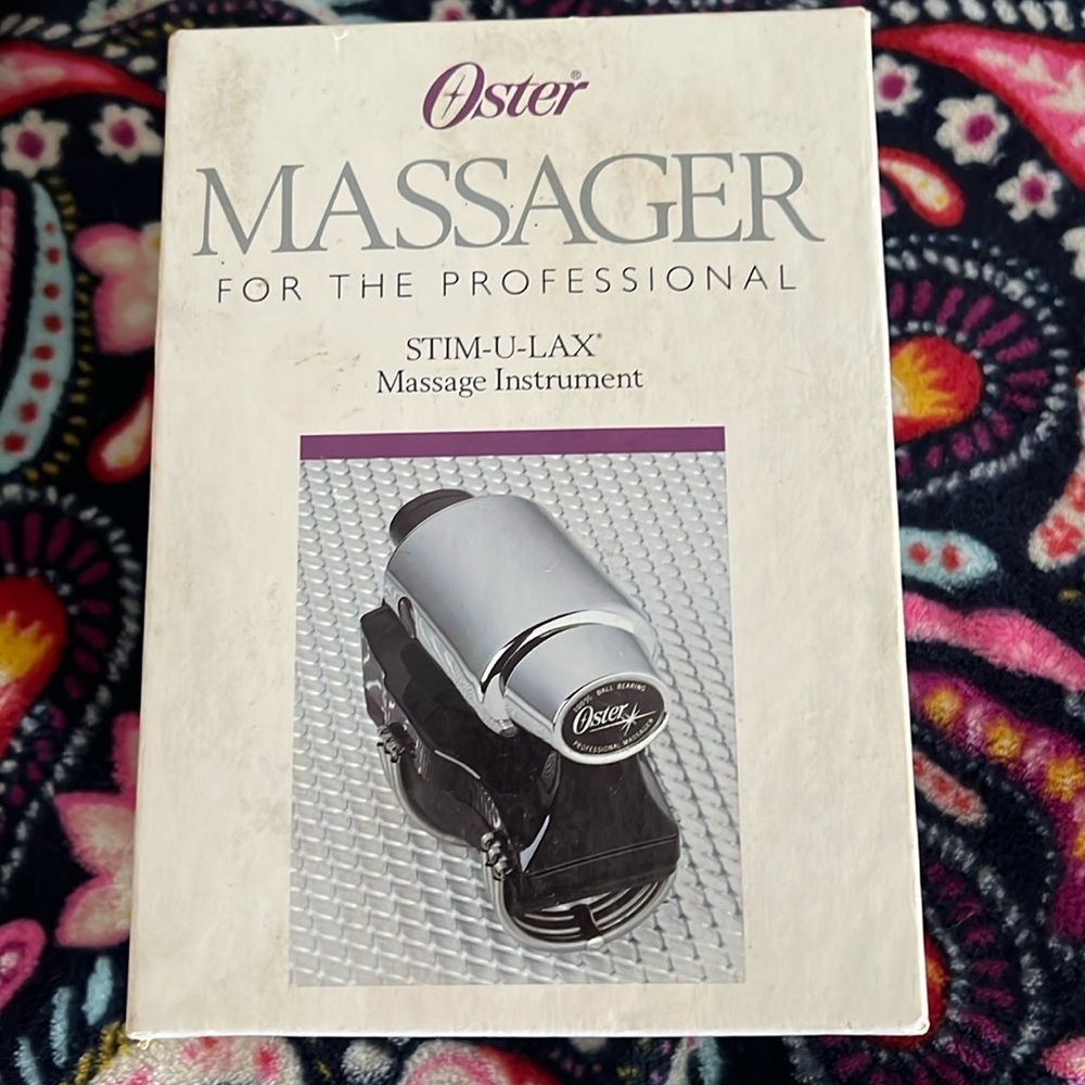 Oster Massager Instrument STIM-U-LAX Vintage 1988 Model-103